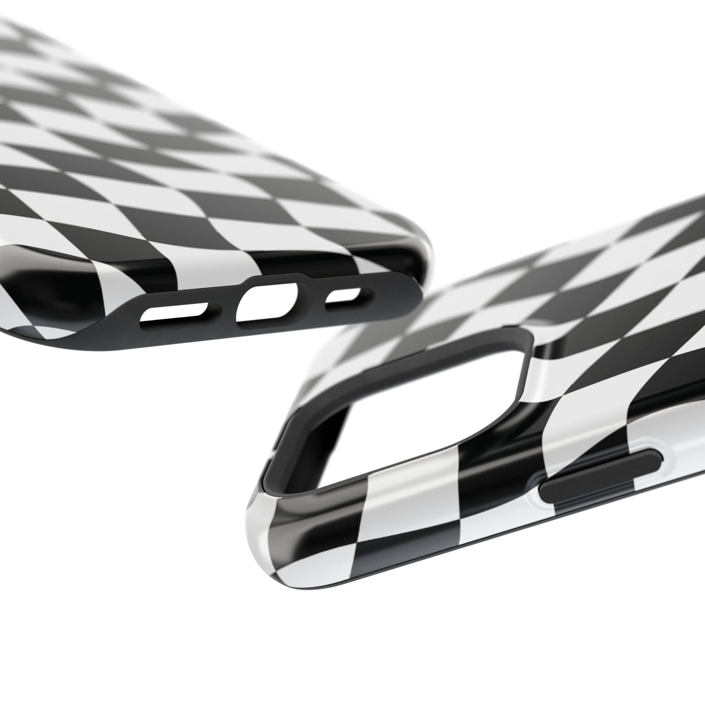 Black and White MagSafe iPhone Case
