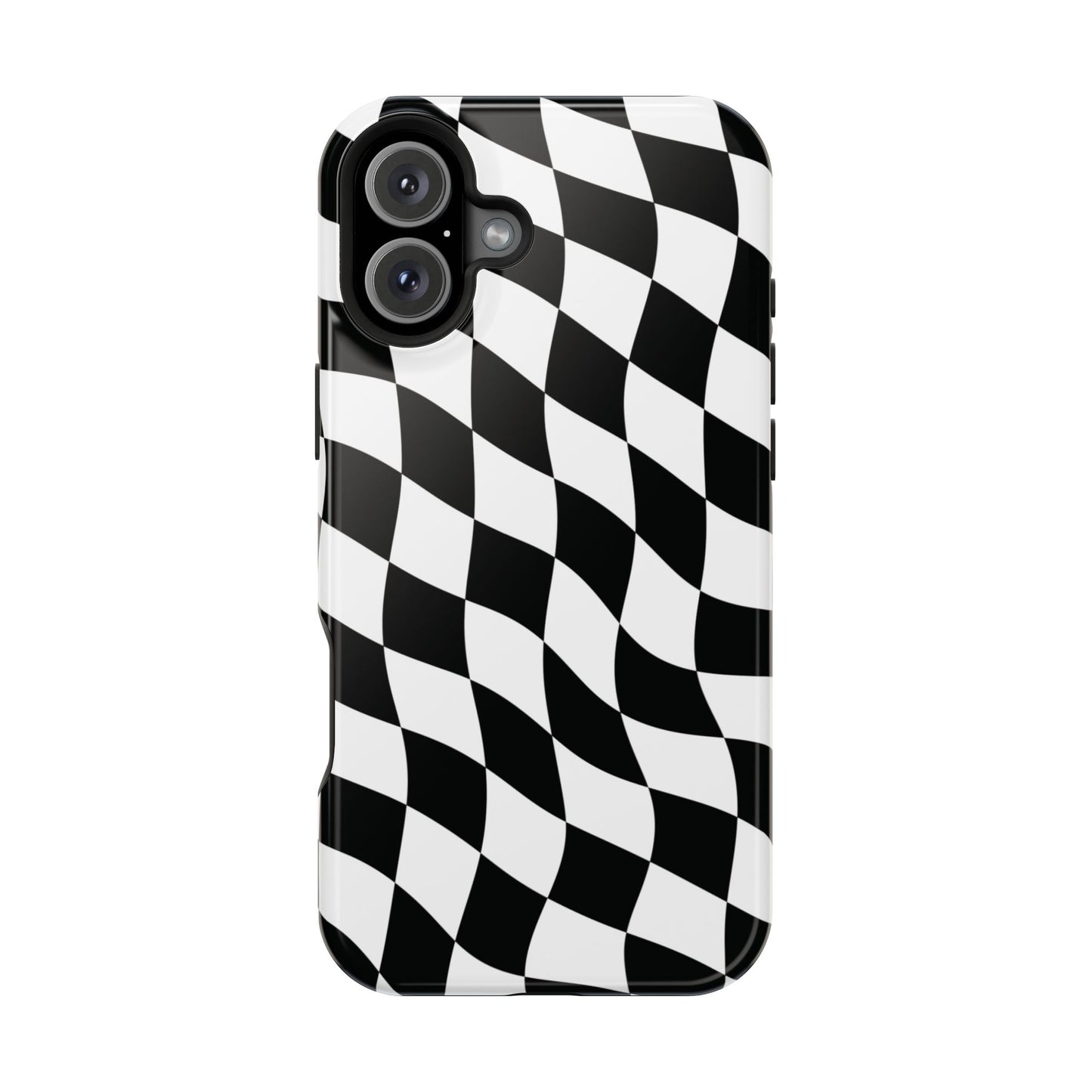 Black and White MagSafe iPhone Case