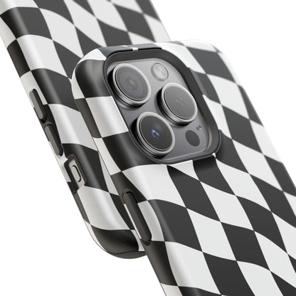 Black and White MagSafe iPhone Case