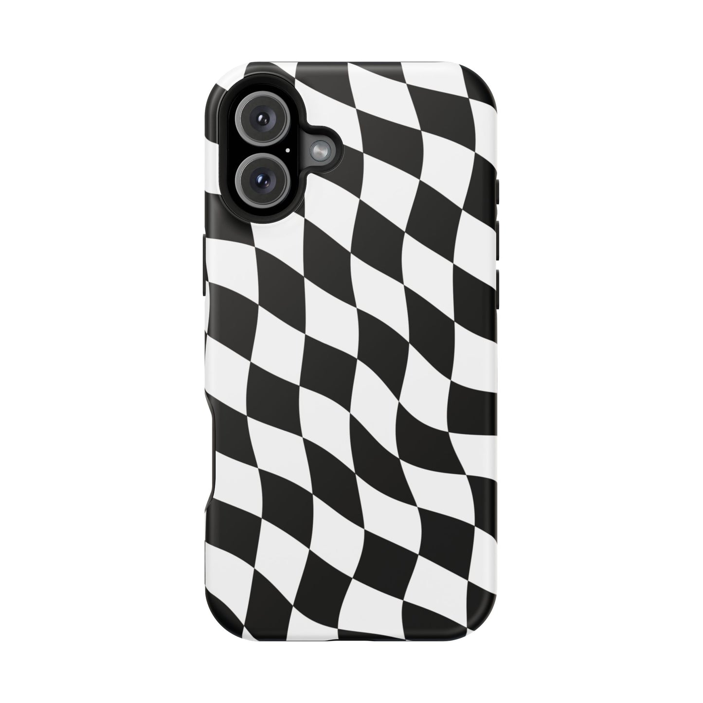 Black and White MagSafe iPhone Case