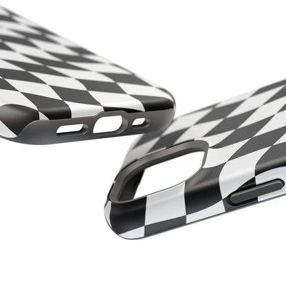 Black and White MagSafe iPhone Case