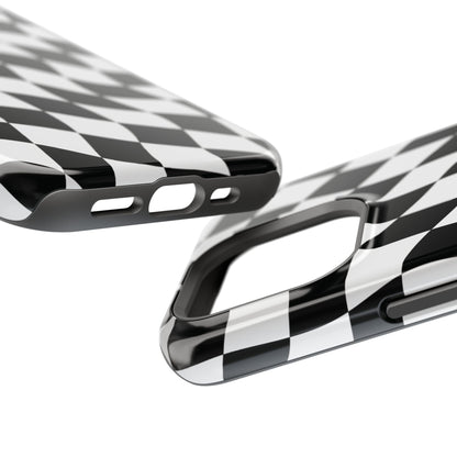 Black and White MagSafe iPhone Case