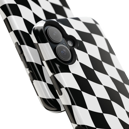 Black and White MagSafe iPhone Case