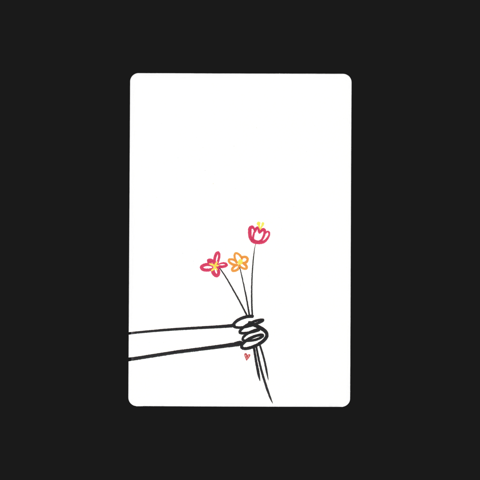 Multi-purpose Card: Bouquet of Flowers