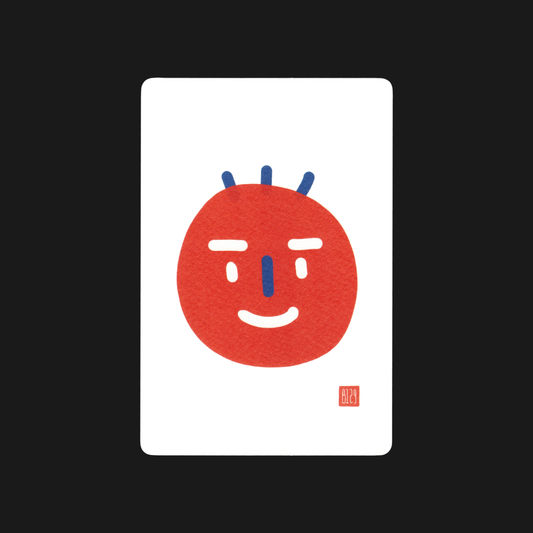 Multi-purpose Card: Red Smiley