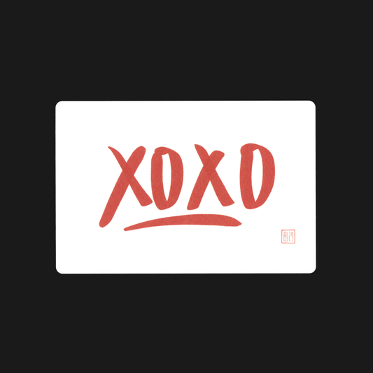 Valentine’s Day Card: XOXO